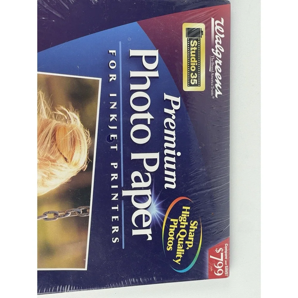 Walgreens Premium Photo Paper 15 Sheets New sealed 8.5 x 11 Glossy‎ Inkjet